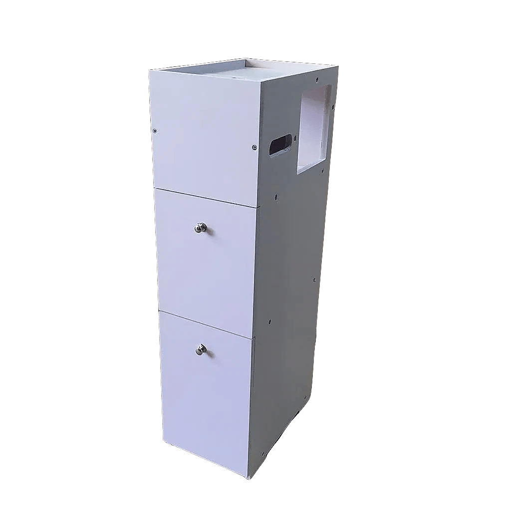 Waterproof PVC Bathroom WC Side Storage Cabinet Racks With Drawer By With Free Soap Dish Miza - Ouch Cart