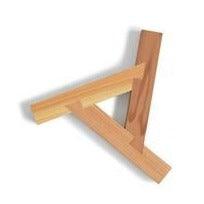 Wooden Fashionable Coaster Pot Stand/Wooden Pot Holder In Random Design ( With Complementary Coaster ) By Miza - Ouch Cart