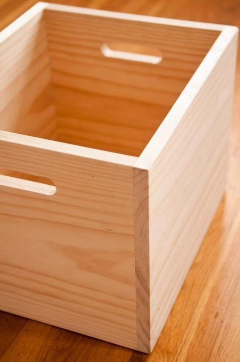 Wooden Storage Crate Box/Tool Box For Home Organiser ( With Complementary Coaster ) By Miza - Ouch Cart