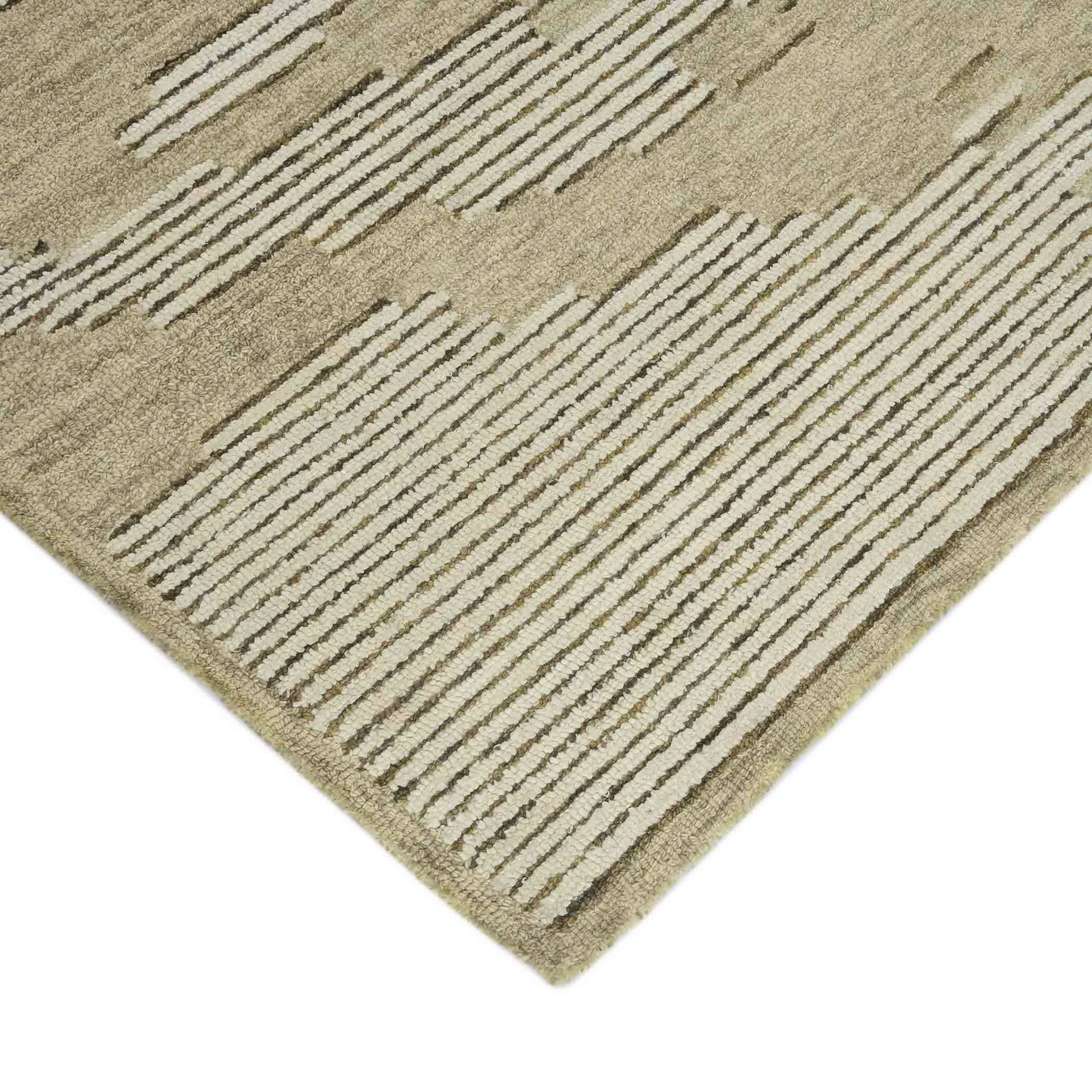 Ivory Wool Chicago 8x10 Feet Hand-Tufted Carpet Rug