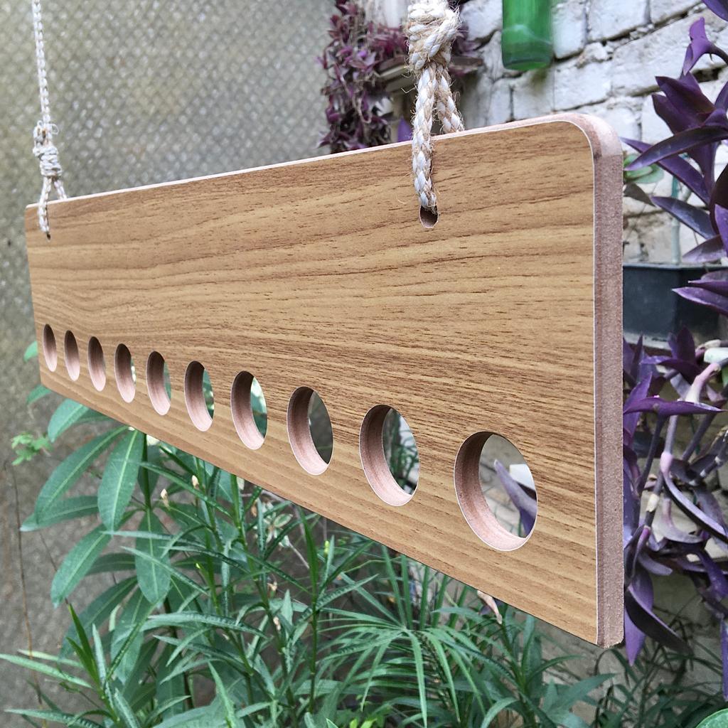 Ceiling Rope Hanging Wooden Clothes Hanger Rack By Miza - Ouch Cart