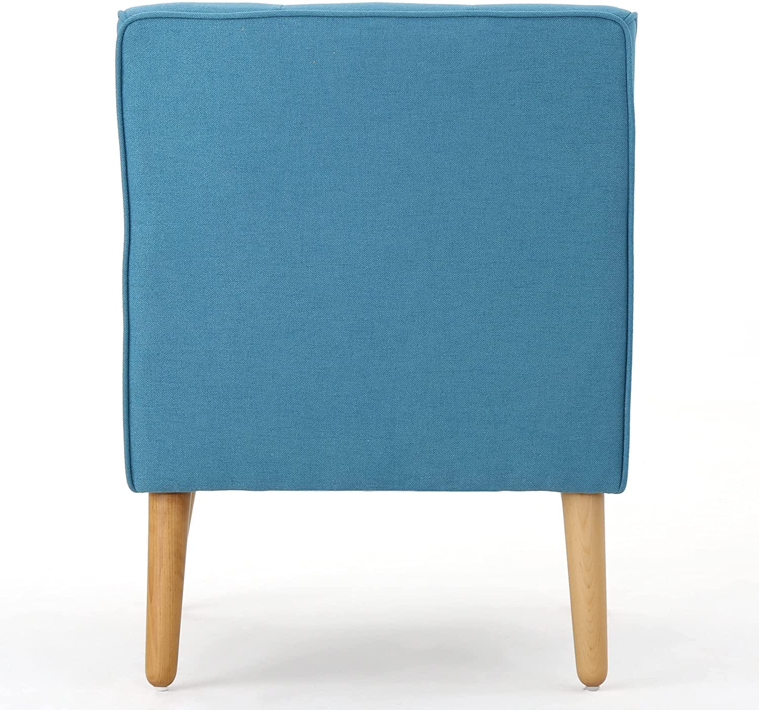 Felicity Mid-Century Fabric Arm Chairs, 2-Pcs Set, Blue