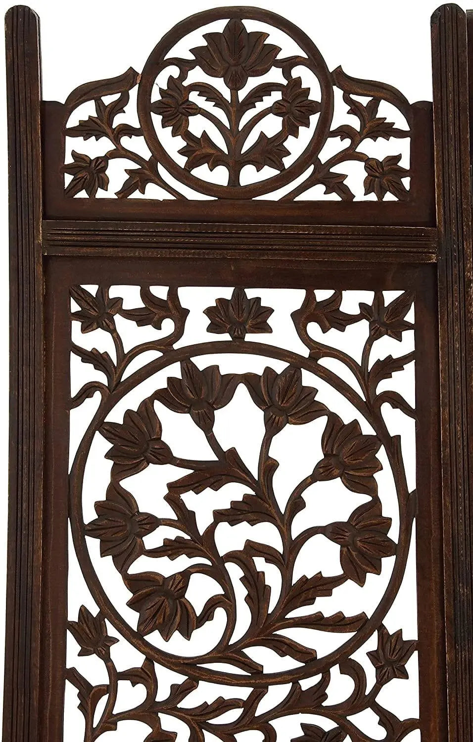 Wood Screen 4 Panel Decorative Protection - Ouch Cart