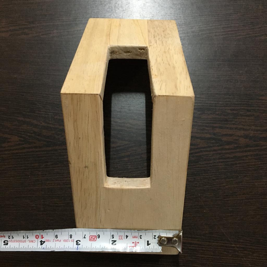 Wooden Pyramid Shape Tissue/Coasters/Napkin Stand/Holder ( With Complementary Coaster ) By Miza - Ouch Cart