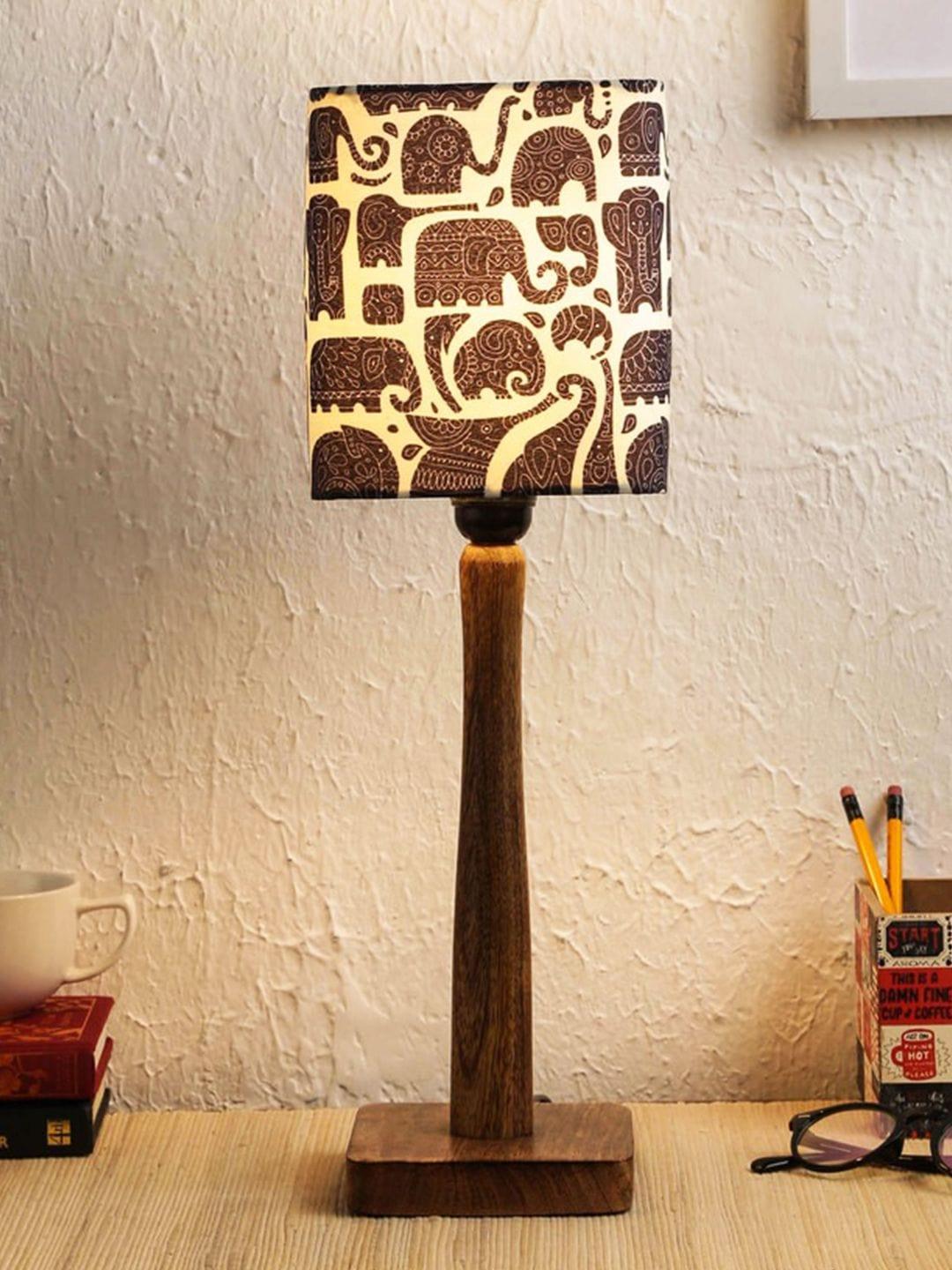 Tiny Elephants Wooden Lamp - Ouch Cart