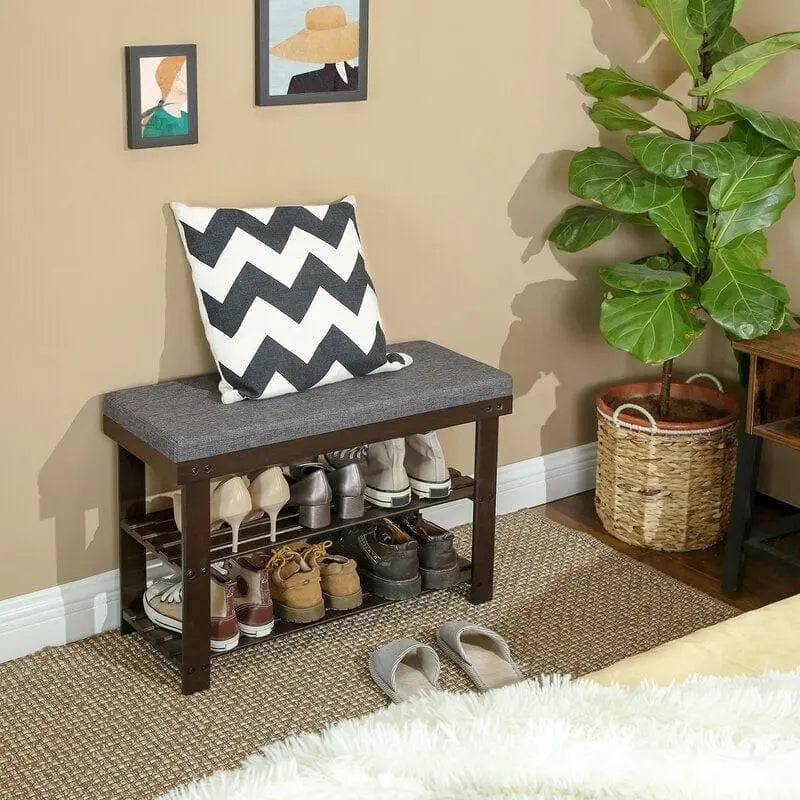 Buy Shoe Rack Online in India | Shoe Rack with Seating | Shoe Rack with Storage Online | Wooden Shoe Rack in India