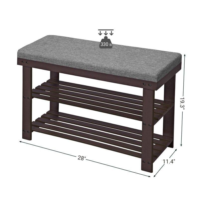 Shoe Rack Bench with seating Shoe rack Organizer - Ouch Cart