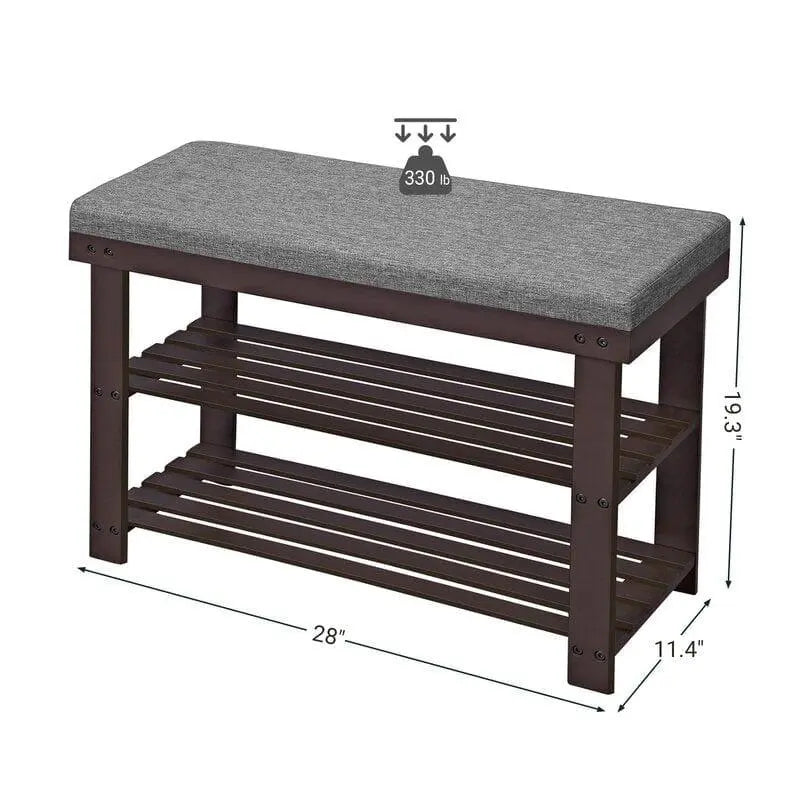 Shoe Rack Bench with seating Shoe rack Organizer - Ouch Cart