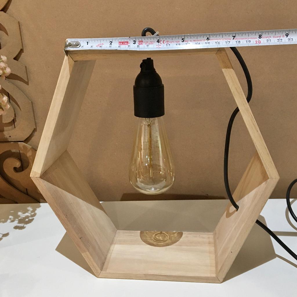 Hexagon Design Table Lamp /Hanging Lamp By Miza - Ouch Cart