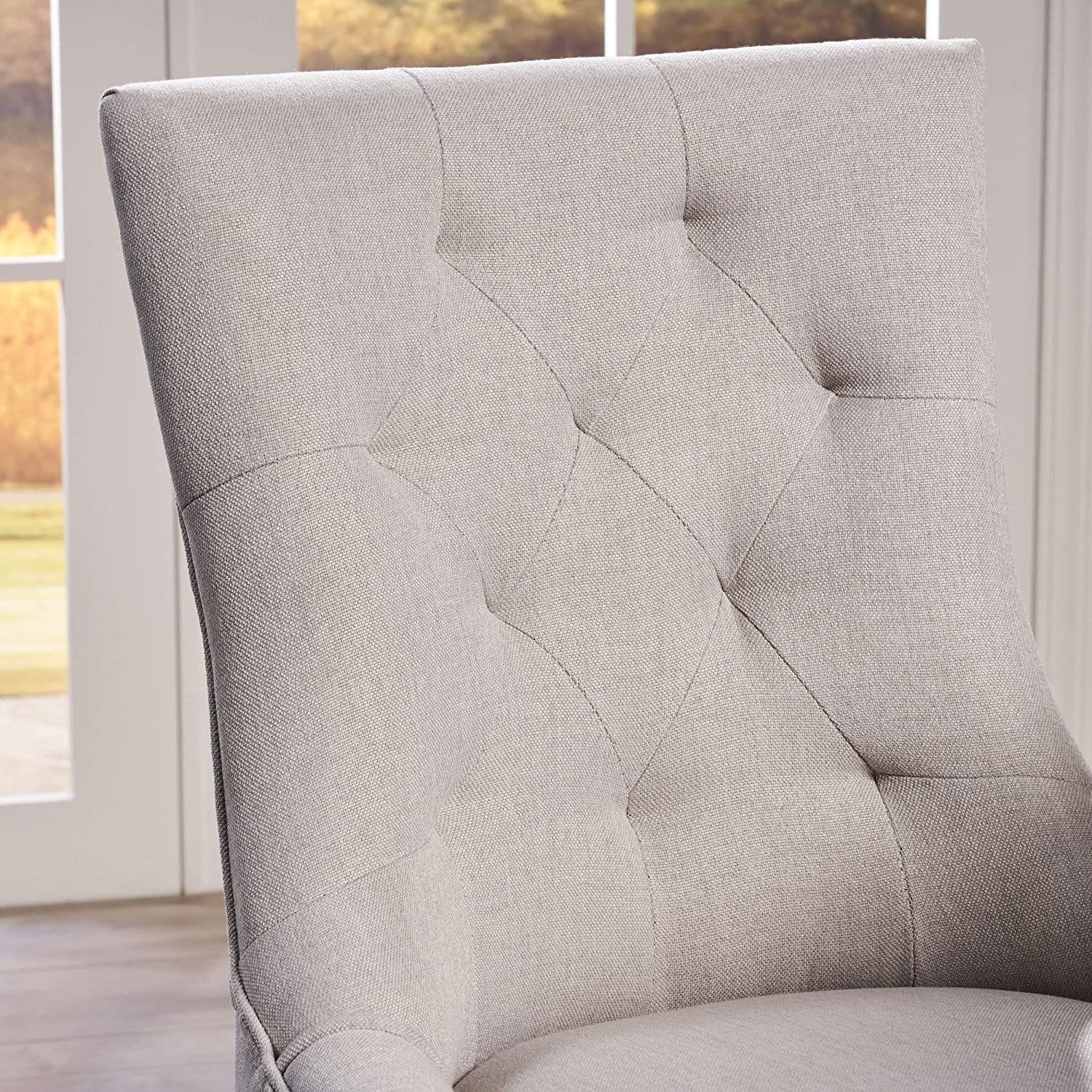 Hayden Fabric Dining Chairs, 2-Pcs Set - Ouch Cart