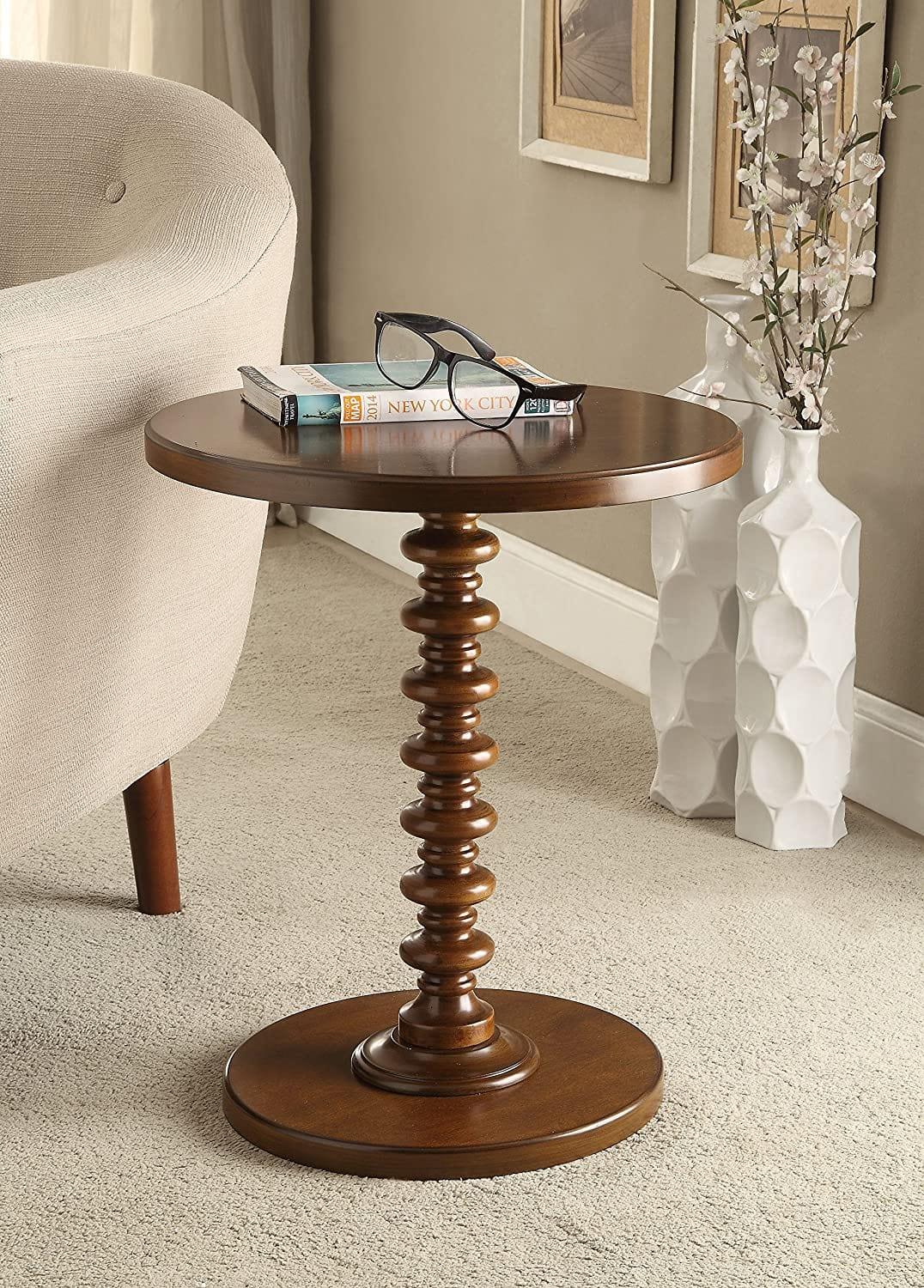Wooden Side Table for Living Room Coffee End Table - Ouch Cart