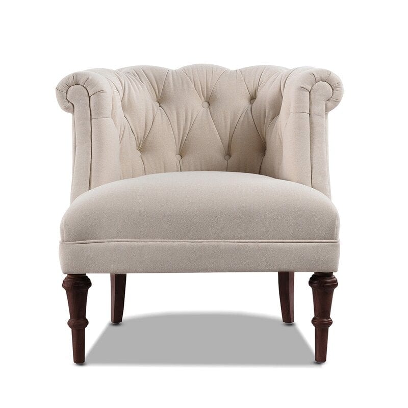 Wide Tufted Chesterfield Chair