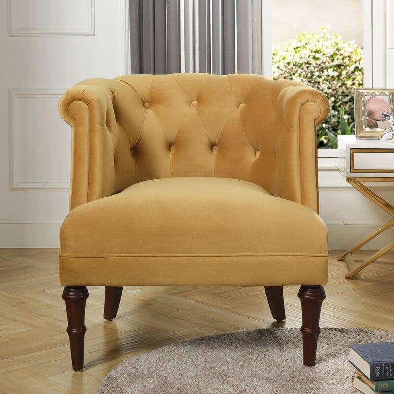 Alanna Wide Tufted Chesterfield Chair - Ouch Cart