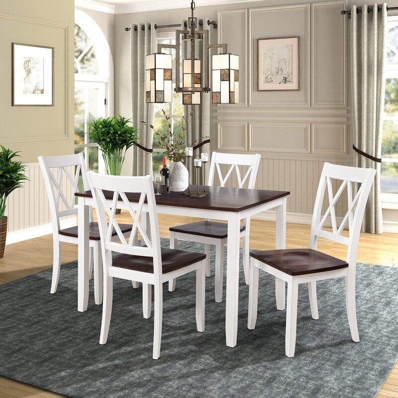 Ambriah 4 - Person Dining Set - Ouch Cart