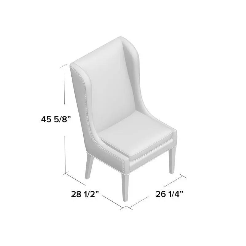 Wide Wingback Chair - Ouch Cart