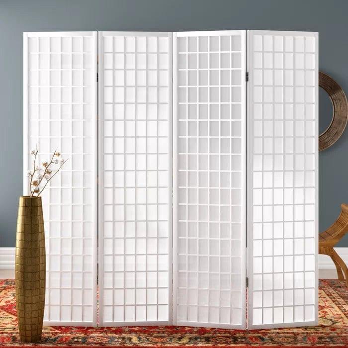 Archibald 175Cm H Folding Room Divider 4 Panel - Ouch Cart