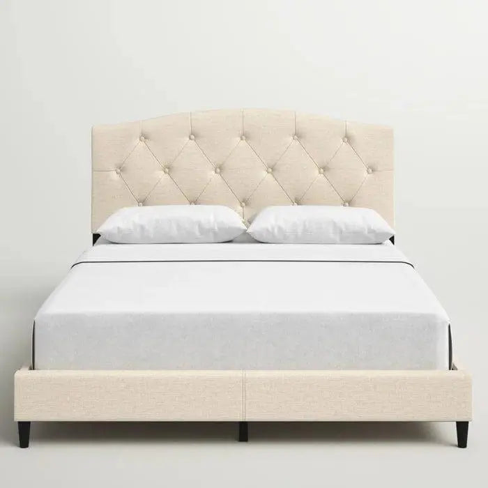 Arndt Tufted Upholstered Low Profile Platform Bed - Ouch Cart