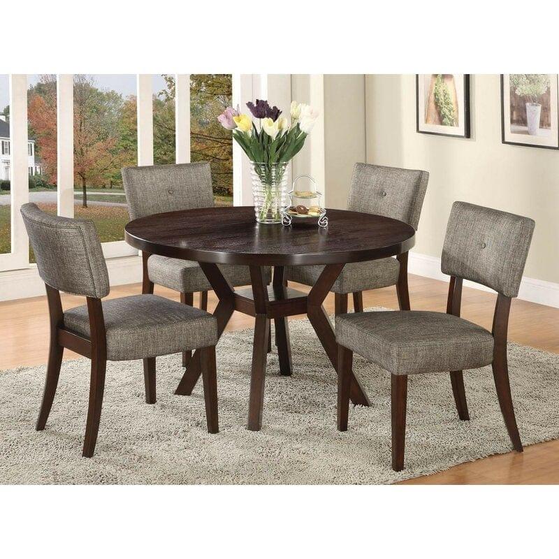 Wooden Dining Table Sets Online - Balentine 4 - Person Dining Set
