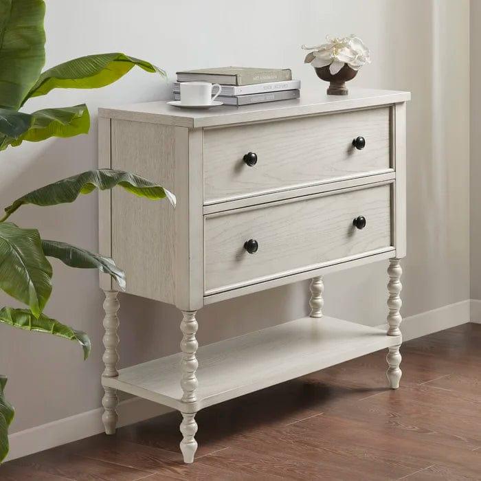 Beckett Solid Wood 2-Drawer Accent Chestv - Ouch Cart