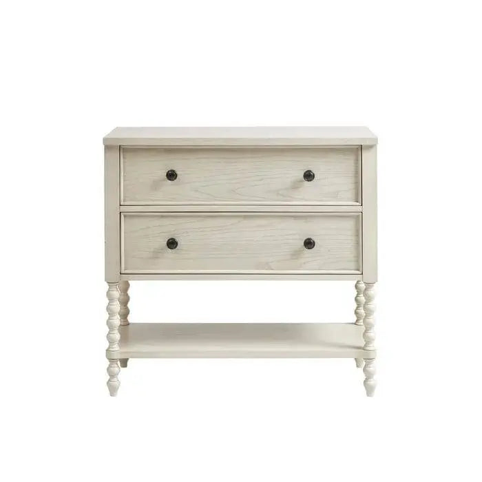 Beckett Solid Wood 2-Drawer Accent Chestv - Ouch Cart