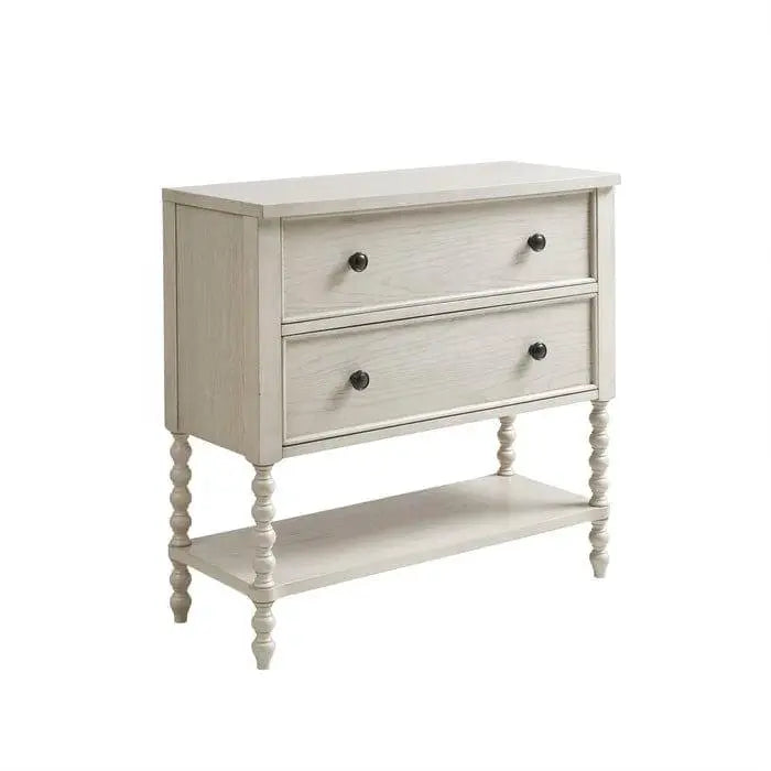 Beckett Solid Wood 2-Drawer Accent Chestv - Ouch Cart
