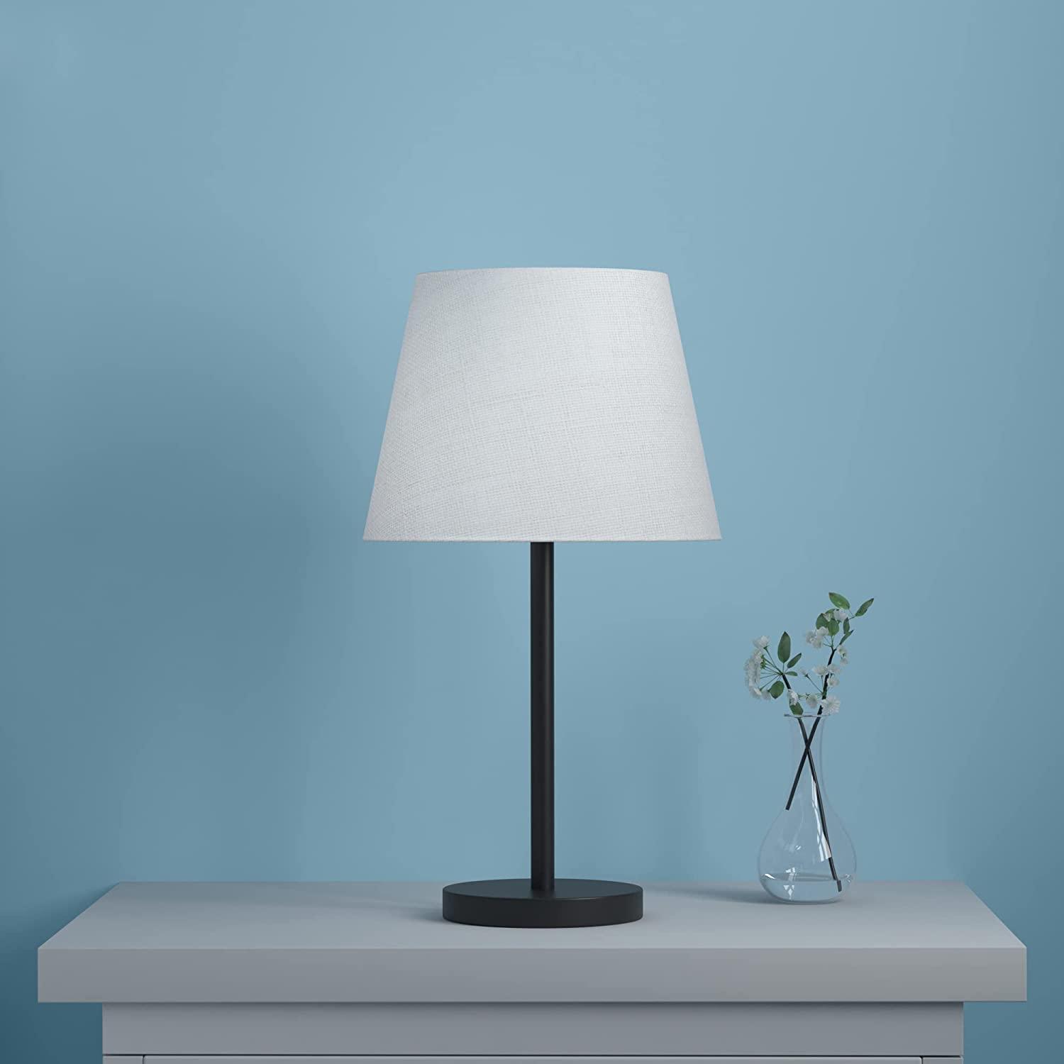Modern & Sleek Balck Table Lamp 10 Inches - Ouch Cart