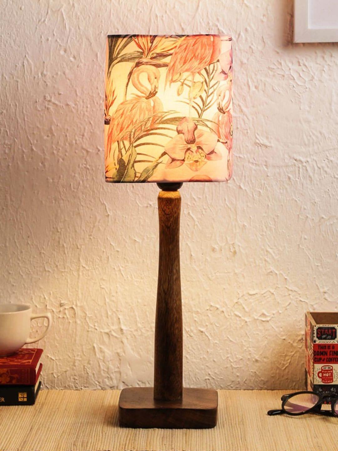 Pink Flamingo Wooden Lamp - Ouch Cart
