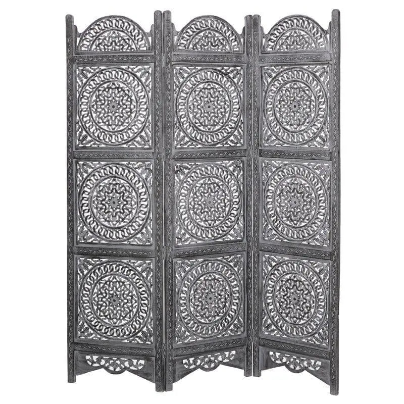 Carsten Panel Folding Room Divider ( 3 Panel ) - Ouch Cart