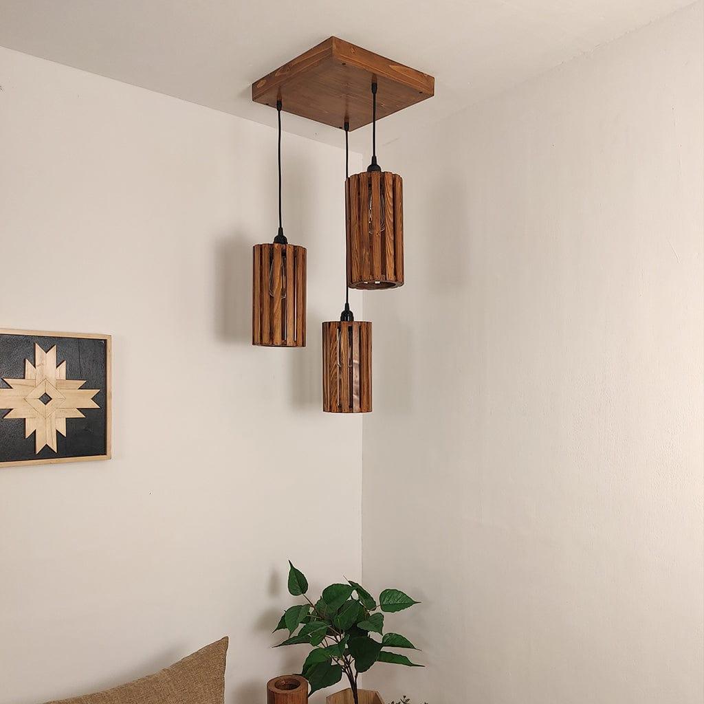 Casa Brown Cluster Hanging Lamp - Ouch Cart