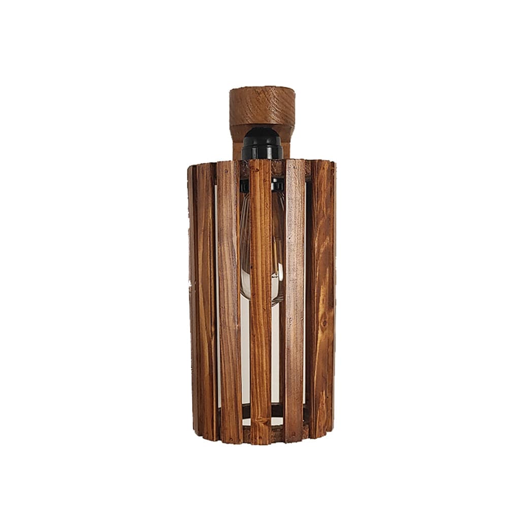 Casa Brown Wooden Wall Light (BULB NOT INCLUDED)