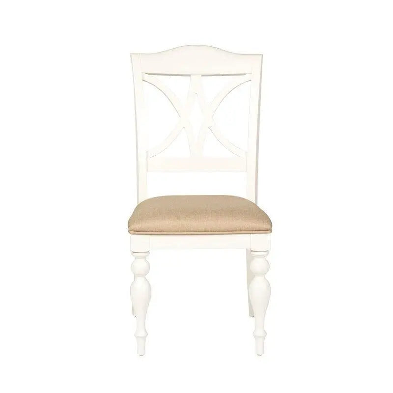 Wooden Cato Cross Back Side Dinning Chair (Set of 2) - Ouch Cart