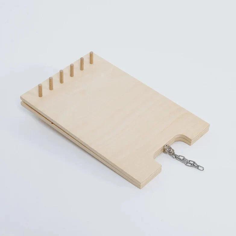 Wooden Board Necklace/Chains/Pendant/Bracelets/Anklets Wooden Stand ( With Complementary Coaster ) By Miza - Ouch Cart