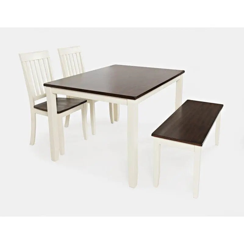 Antique Design Wooden 4 Person Dining Set - Ouch Cart