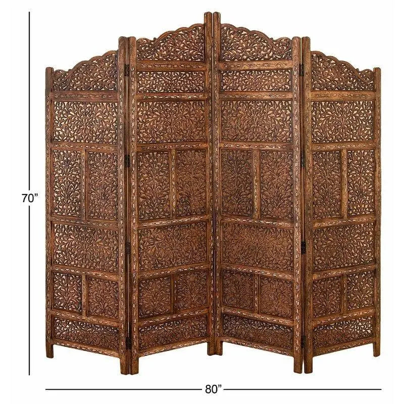 4 - Panel Folding Room Divider - Ouch Cart