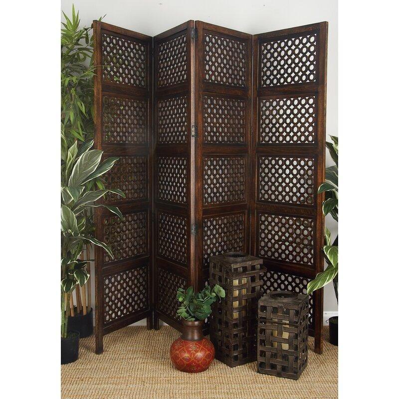 4 - Panel Folding Room Divider - Ouch Cart