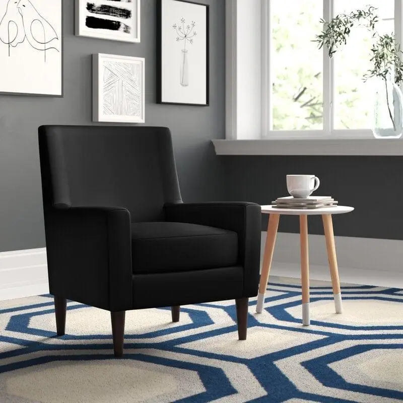 Wide Upholstered Armchair for Room - Ouch Cart