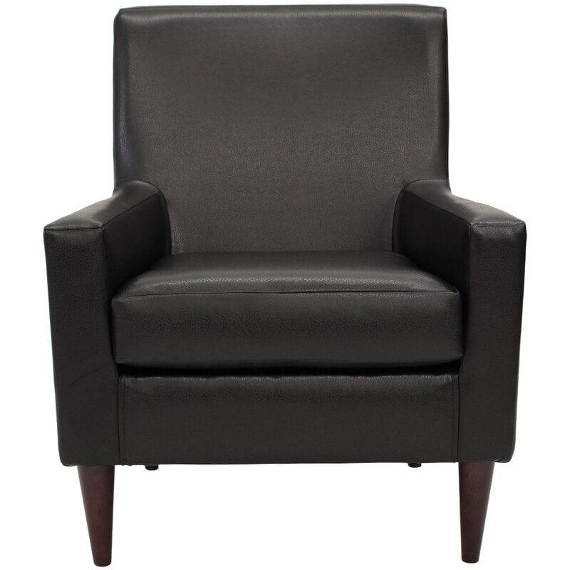 Wide Upholstered Armchair for Room - Ouch Cart