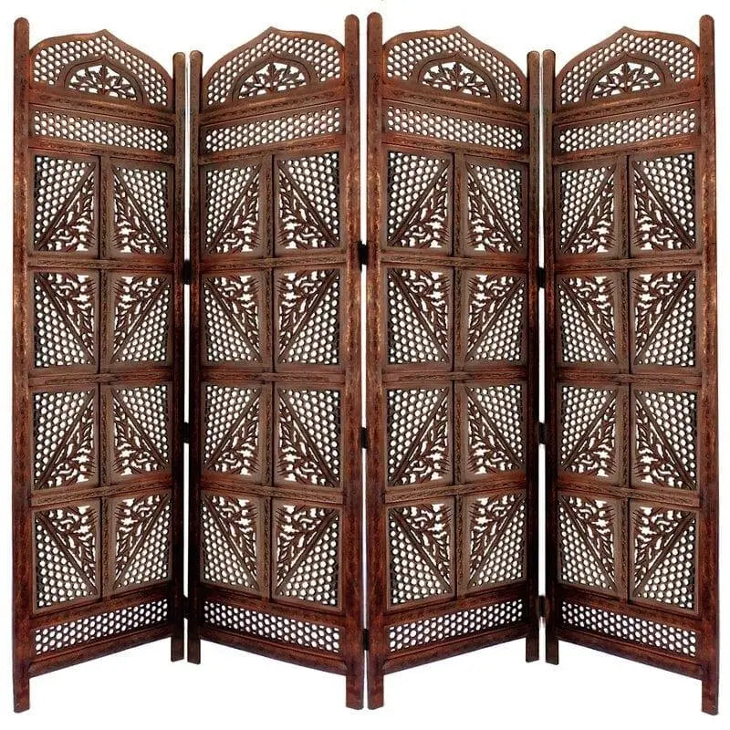 wooden partition design living room