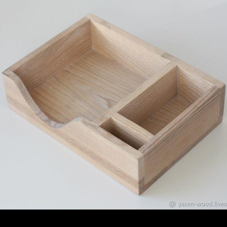 Wooden Tissue & Napkin Holder With Salt Pepper Sprinkler Organizer ( With Complementary Coaster ) By Miza - Ouch Cart