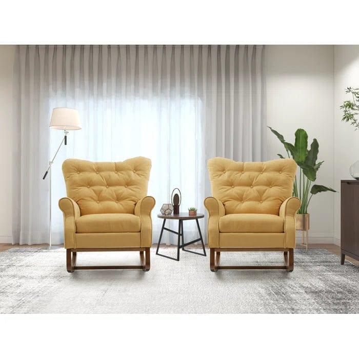 Efisia Double Rocking Chair (Set of 2) - Ouch Cart