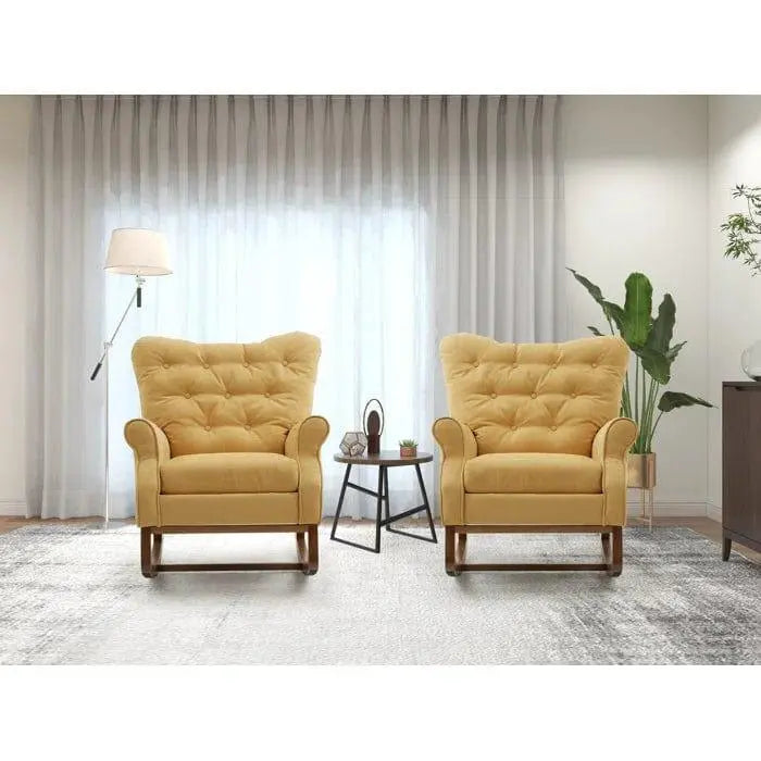 Efisia Double Rocking Chair (Set of 2) - Ouch Cart