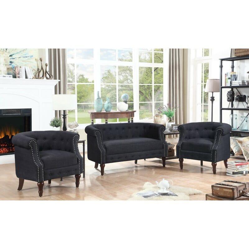 Elizabeth Street 3 Piece Living Room Set 4 Seater - Ouch Cart