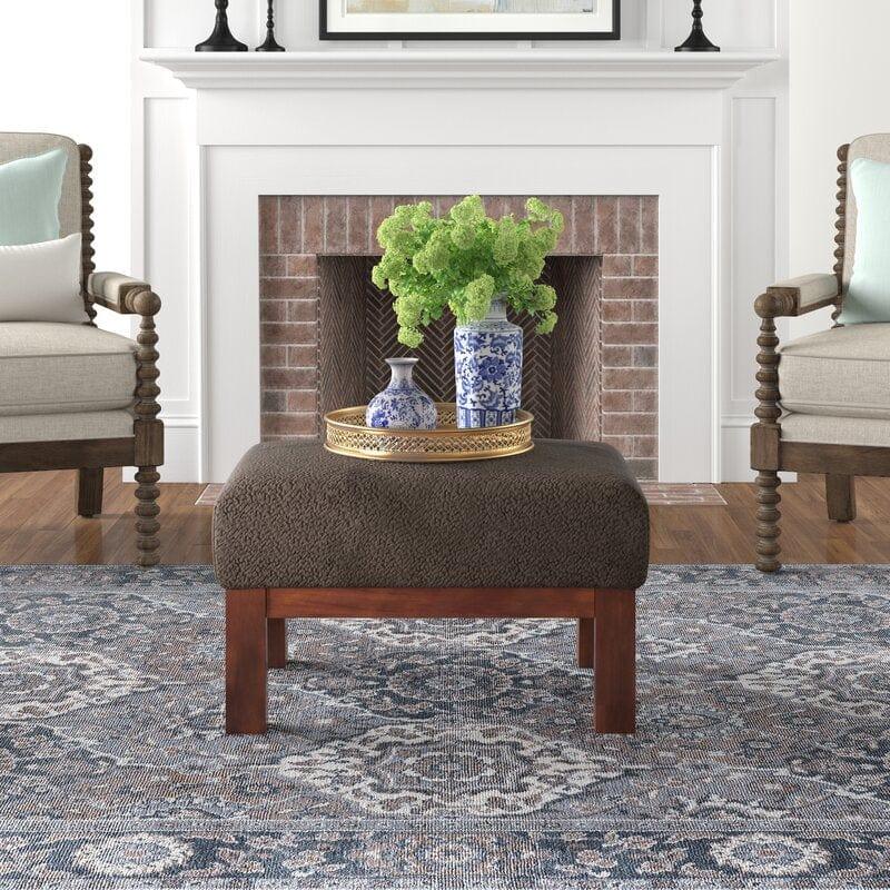 Encinal Wide Ottoman - Ouch Cart