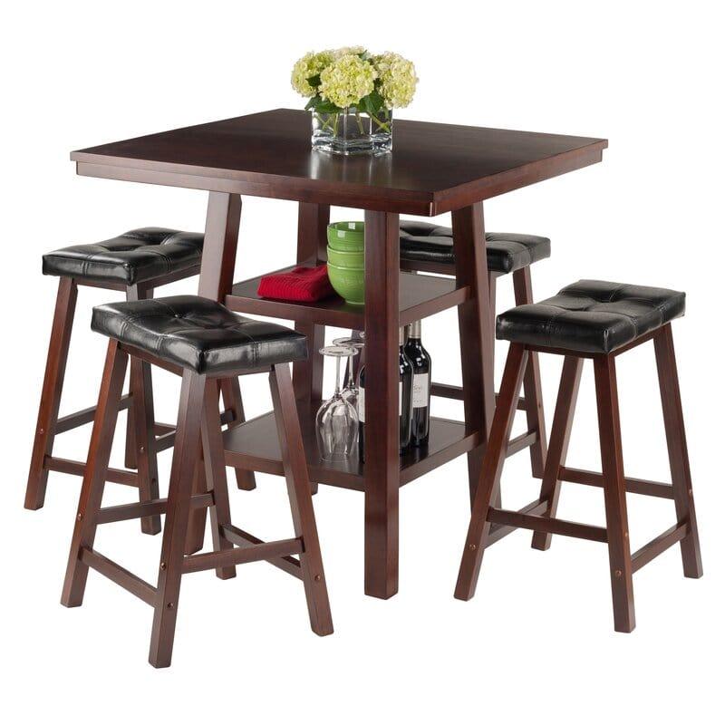 Espinosa 4 - Person Counter Height Dining Set - Ouch Cart