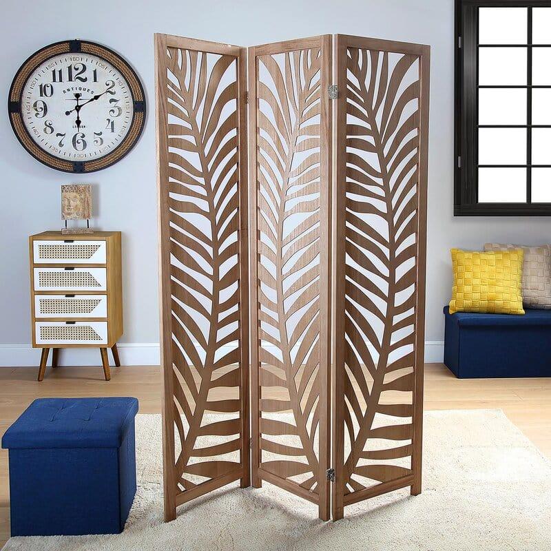 3 Panel Panel Folding Room Divider - Ouch Cart
