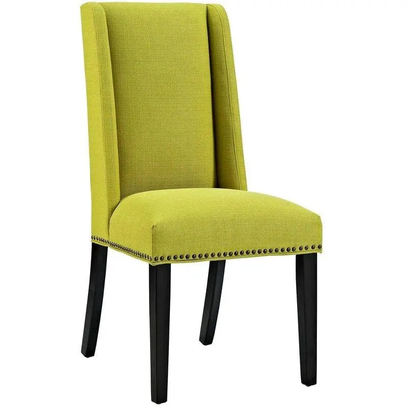 Wooden Back Side Dinning Chair in Medium Gray - Ouch Cart