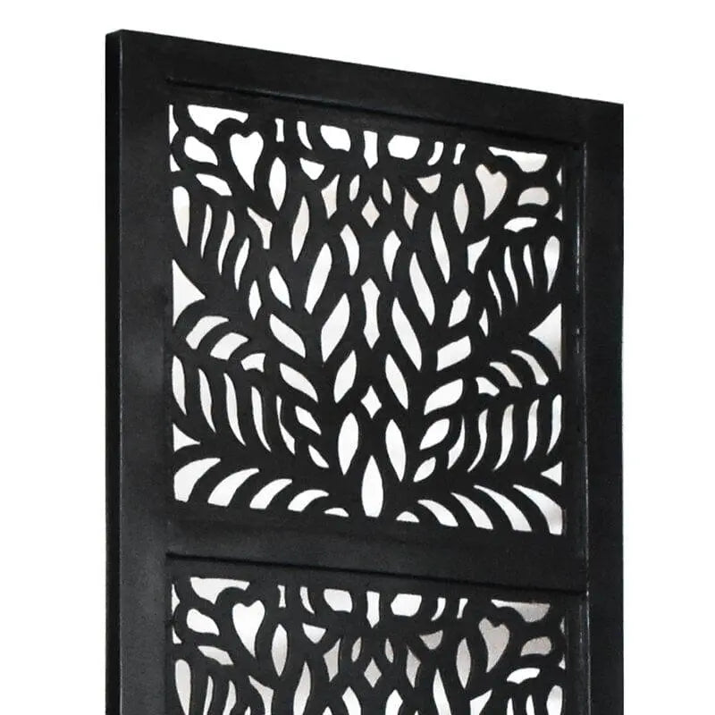 3 -Panel Solid Wood Folding Room Divider Wooden partition For Room Divider72 - Ouch Cart