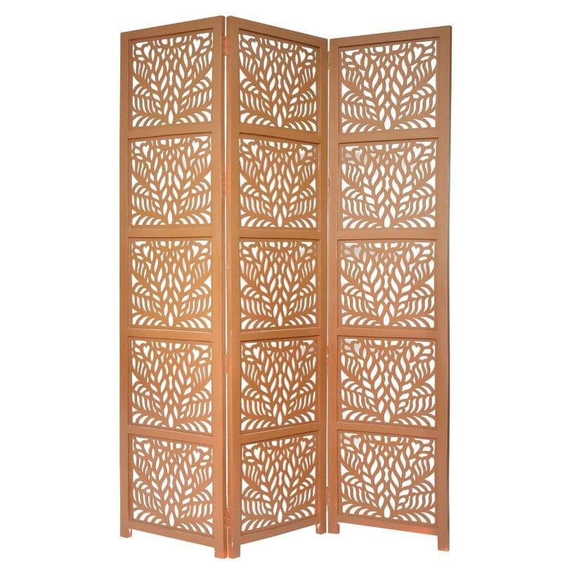 3 -Panel Solid Wood Folding Room Divider Wooden partition For Room Divider72 - Ouch Cart