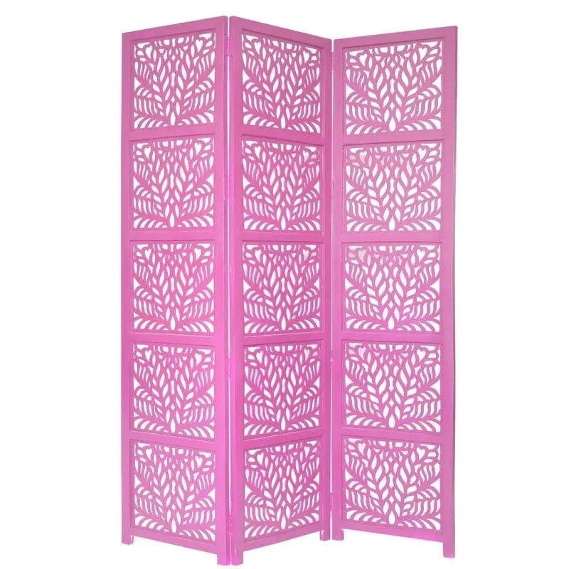 3 -Panel Solid Wood Folding Room Divider Wooden partition For Room Divider72 - Ouch Cart
