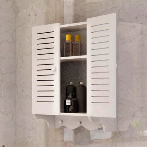 Bathroom WK Wall Mounted PVC Storage Cabinet Furniture For Bathroom By Miza